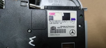 LAMPA OSVĚTLENÍ KABINY MERCEDES W203