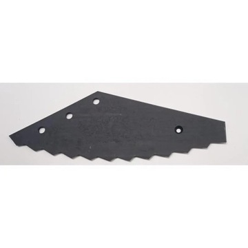 Nóż do paszowozu 555x8 mm, STRAUTMANN - zamiennik,średnica otworu 18mm