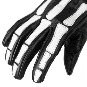 Классические мотоциклетные перчатки W-TEC Classic Color White Black Dice S