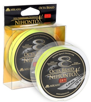 PLECIONKA MIKADO OCTA BRAID FLUO 0,18 MM 150 M