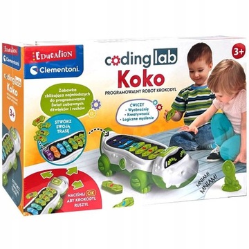 CLEMENTONI KOKO PROGRAMOWALNY ROBOT KROKODYL 3+