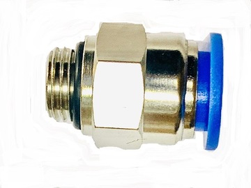 ZŁĄCZKA PROSTA KOŃCÓWKA AUTO GZ 1/8 NA WĄŻ 6mm pneumatyczna