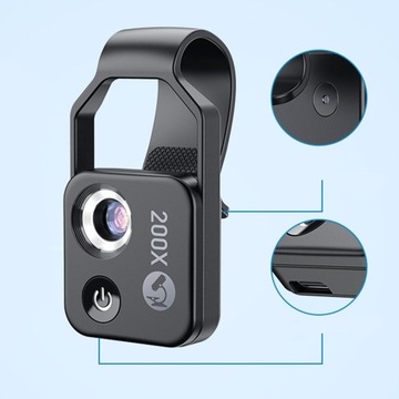 Цифровой микроскоп для телефона Micro Lens 200x [