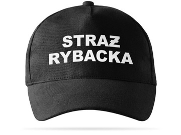 CZAPKA Z NADRUKIEM ODBLASKOWYM STRAŻ RYBACKA - PZW