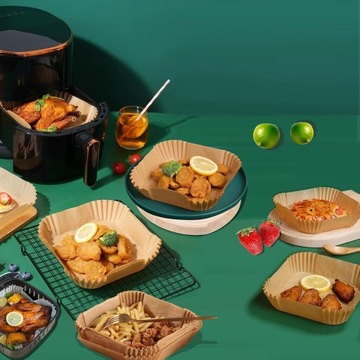 Бумажная вставка для не -фат -фритюрного воздушного фритюра 100 шт.