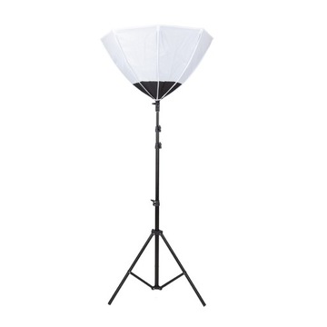 2x Lampa studyjna softbox PÓŁKULISTY żarówka 170W