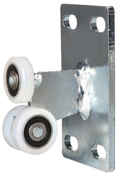 4X ТЕЛЕЖКА ДЛЯ ВОРОТ С 3 РОЛИКАМИ FI 25 ФИКСИРОВАННЫХ РОЛИКОВ ДЛЯ ВОРОТ