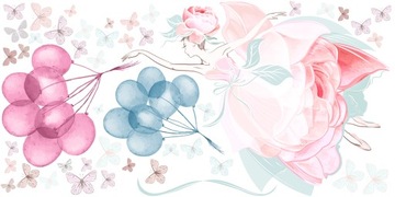 наклейки на стену для детей Феи 120