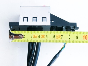 Аудиосистема Fujitsu на передней панели + 2 порта USB + выключатель питания