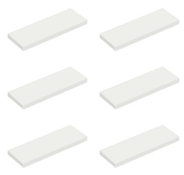 Lego 69729 Tile 2x6 White 6szt. Nowe