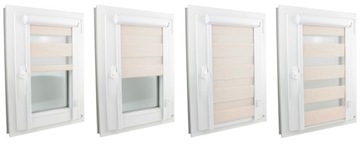 ДЕНЬ НОЧЬ РОЛЬСТАВНИ В КАССЕТЕ С НАПРАВЛЯЮЩИМИ 69х130