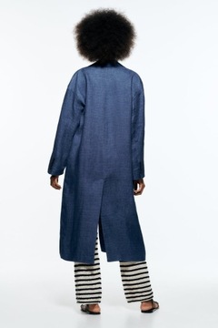 płaszcz lniany z limitowanej edycji Zara S 36