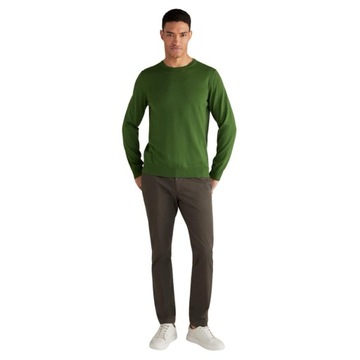 JOOP! - Sweter Denny z wełny Merino w kolorze zielonym XL