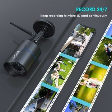 Wi-Fi IP-камера НАРУЖНАЯ FULL HD 1080P карта 32 ГБ