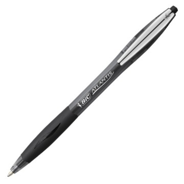 BIC ATLANTIS SOFT ручка автоматична чорна