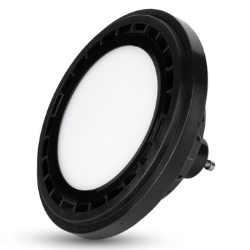 Żarówka LED GU10 AR111 12W CZARNA 230V halogenowa