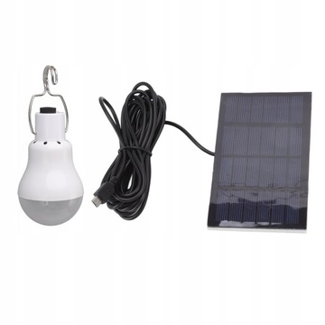 ŻARÓWKA LED Z PANELEM SOLARNYM AWARYJNA