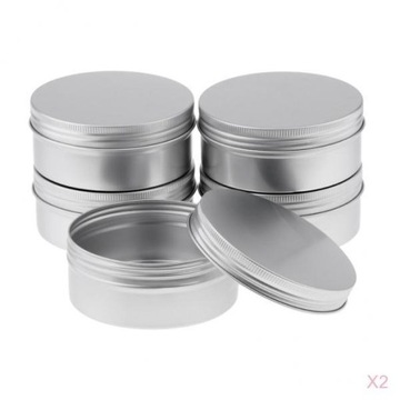 10 okrągły pojemnik z balsamem