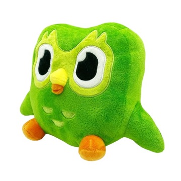 MASKOTKA PLUSZAK DUOLINGO ZIELONA SOWA 20 cm