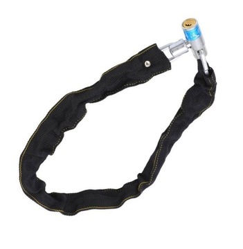 ЗАЖИМ, ВЕЛОСИПЕДНЫЙ ЗАМОК, ТОЛСТАЯ ЦЕПЬ 80СМ, ДЛИННЫЙ МОТОЦИКЛ С ЗАМКОМ ДЛЯ СКУТЕРА