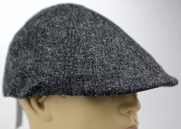 Kaszkiet męski Czapka Linea Uomo 58cm beret szary