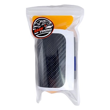 4x УГЛЕРОДНЫЕ АВТОМОБИЛЬНЫЕ СИГНАЛЬНЫЕ НАКЛЕЙКИ ЗАЩИТНАЯ ЗАЩИТНАЯ НАКЛЕЙКА