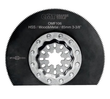 Brzeszczot promieniowy Drewno/Metal HSS 85mm Starlock CMT
