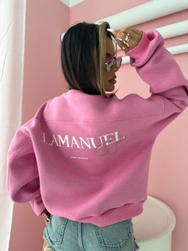 La Manuel bluza damska wkładane przez głowę CLUB rozmiar uniwersalny rożowa