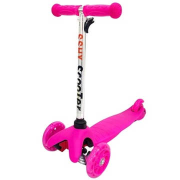 САМОКОЛАТ ДЕТСКИЙ Трёхколесный сбалансированный складной самокат LED RIDE RIDER