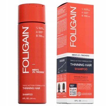 Szampon Foligain 2% Trioxidil mocne blokery DHT męski DYSTRYBUTOR w Polsce