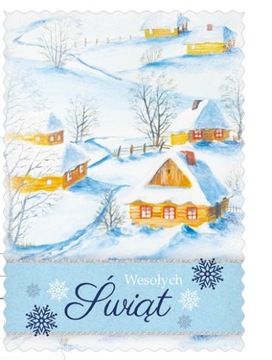 POCZTÓWKA KARTKA Boże Narodzenie ŚWIĘTA 9 SZTUK MFP