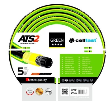 CELLFAST WĄŻ OGRODOWY GREEN ATS2 3/4