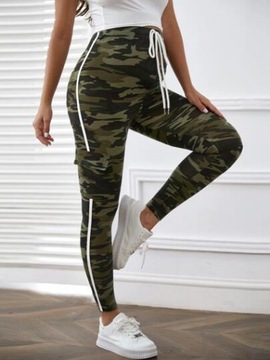 СПОРТИВНЫЕ БРЮКИ ДЛЯ МАТЕРИАЛОВ SHEIN CAMO, 36 ГОЛОВОК