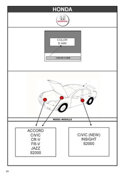 HONDA 731P CRYSTAL ЧЕРНЫЙ ПОДРЕТУЧКА