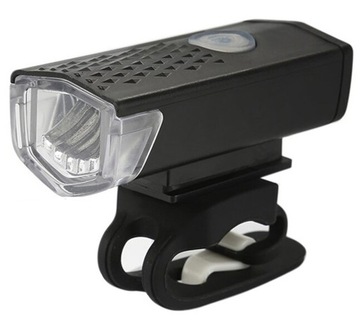 Oświetlenie rowerowe 300 lm akumulator