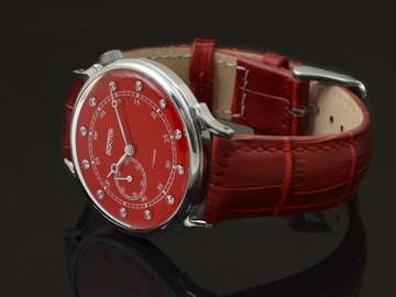 DAMSKI KLASYCZNY ZEGAREK MECHANICZNY VOSTOK RED 581590