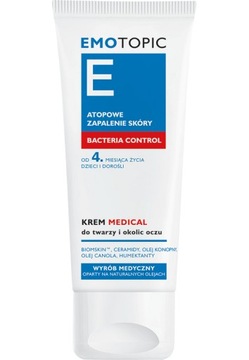 EMOTOPIC Bacteria Control Krem do twarzy AZS 50ml