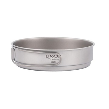Lixada Ultralight Titanium Patelnia Outdoor