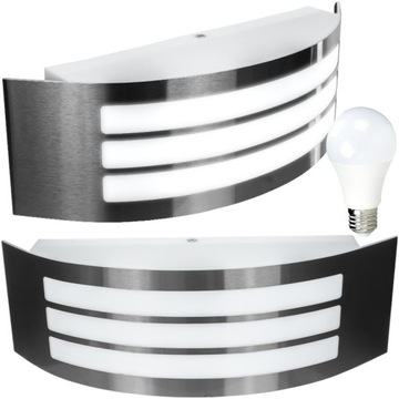 OZDOBNA LAMPA OPRAWA LED KINKIET ŚCIENNY ELEWACYJNY OGRODOWY ŻARÓWKA E27