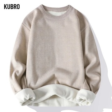 KUBRO Men's Pullover Sweaters Fashion Casual Slim