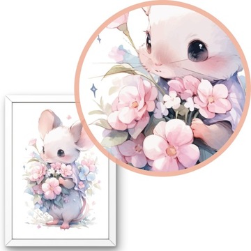 НАБОР ДЕТСКИХ ПОСКАТОВ А3 ДЕТСКИЕ КАРТИНКИ ПОСТЕРЫ ЖИВОТНЫЕ ЦВЕТЫ 3X