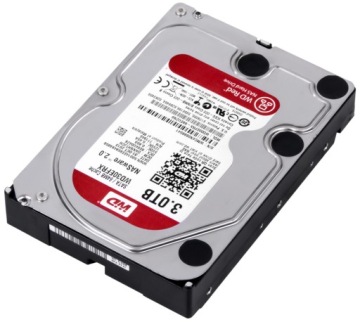 WD RED 3TB 5.4K 64MB SATA III 3.5'' WD30EFRX NASware 2.0