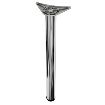 NOGA DO STOŁU NOGA MEBLOWA H82CM REGULACJA CHROM