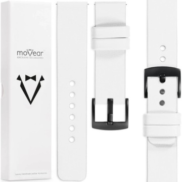Pásek 20 mm pro Samsung Watch 7 6 5 4 3 Active Pro kožený elegantní Polský