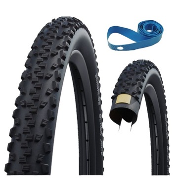 ZESTAW Opona rowerowa 20'' Schwalbe Black Jack 20x1.9 47-406 450g + opaska