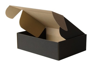 Karton do wysyłki fasonowy czarny 240x170x70mm Pudełko InPost A 20szt.
