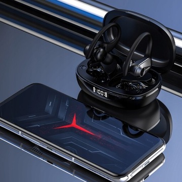 БЕСПРОВОДНЫЕ НАУШНИКИ-ВКЛАДЫШИ BLUETOOTH LENOVO LP75 ВОДОНЕПРОНИЦАЕМЫЕ ЧЕРНЫЕ
