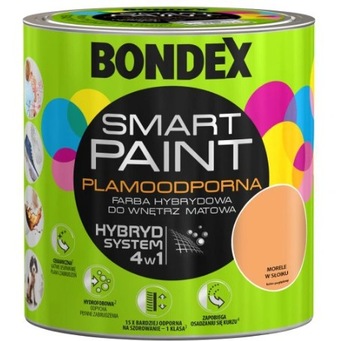 Farba BONDEX SMART PAINT morele w słoiku 2,5L