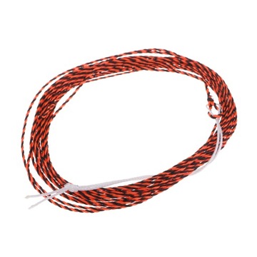 Tenkara Fly Fishing Line 11FT Pomarańczowy z czarnym
