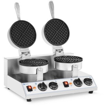 PROFESJONALNA GOFROWNICA WAFELNICA TIMER PODWÓJNA
